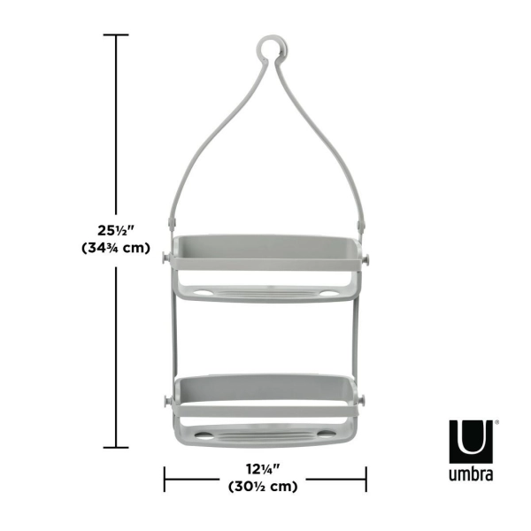 UMBRA organizer łazienkowy FLEX szary